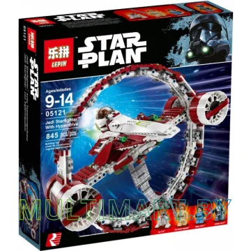 Конструктор Lepin 05121 Звездный истребитель джедаев с гипердвигателем (845 деталей)
